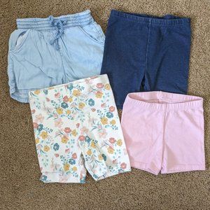 Bundle of 4 shorts, great basics for spring and summer // 3T
